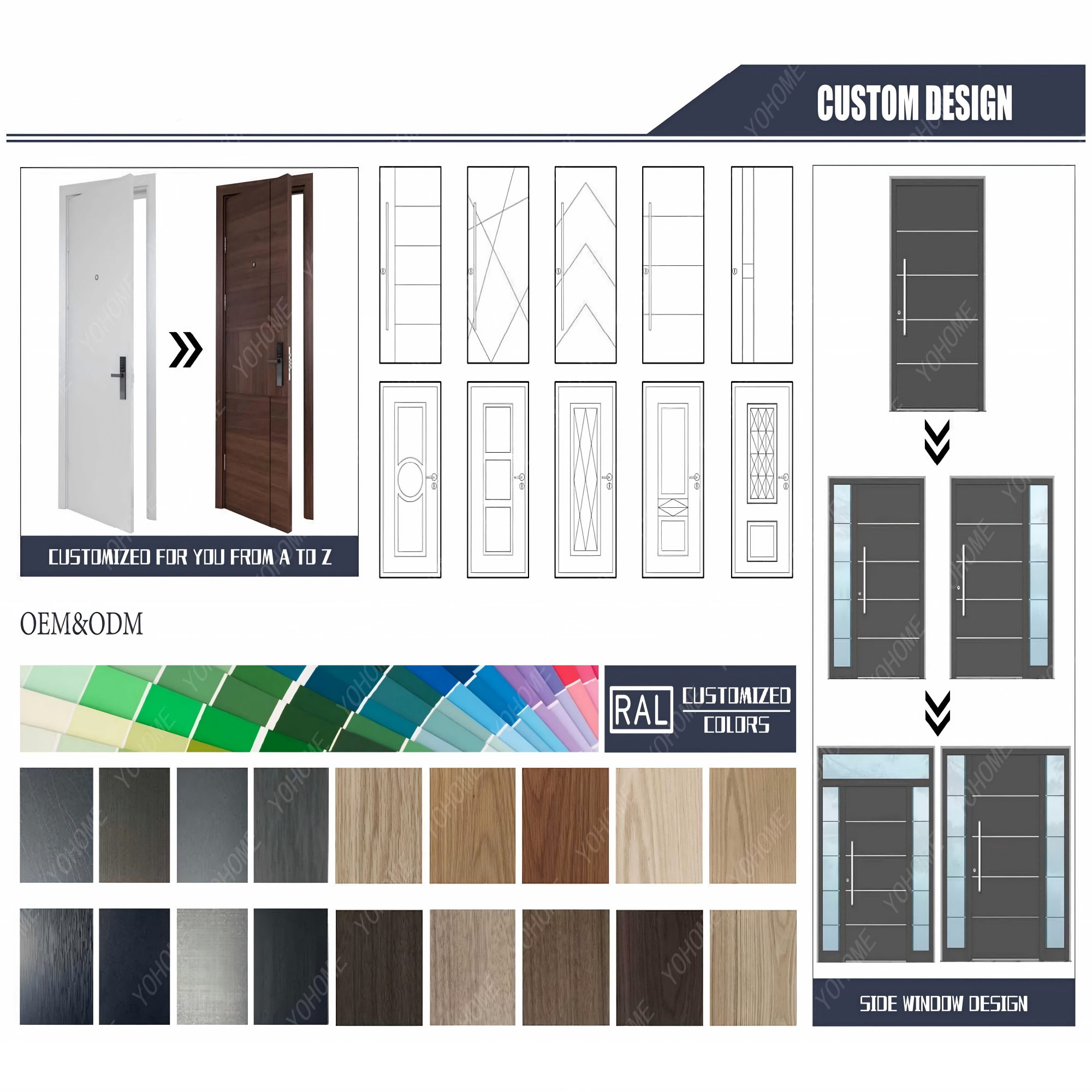 Variety of Styles and Customization